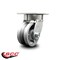Service Caster 4 Inch Kingpinless V Groove Semi Steel Wheel Swivel Top Plate Caster SCC SCC-KP30S420-VGR - alternate 6
